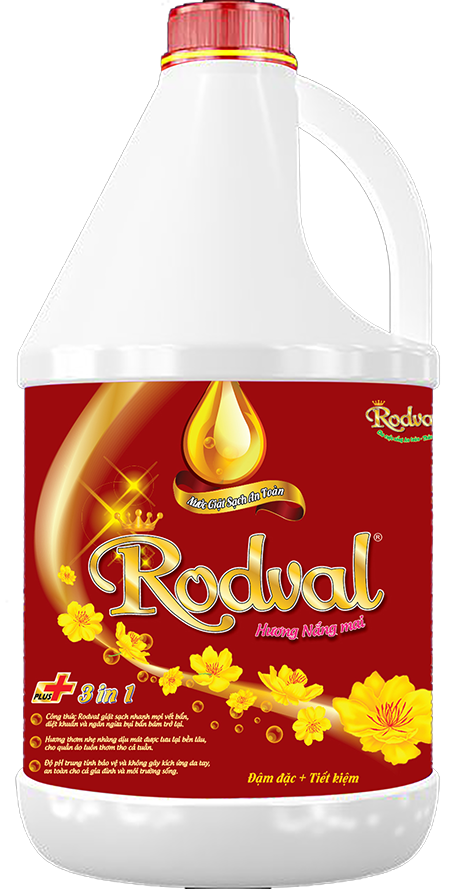 Nước giặt Rodval hương nắng mai 3.5L	